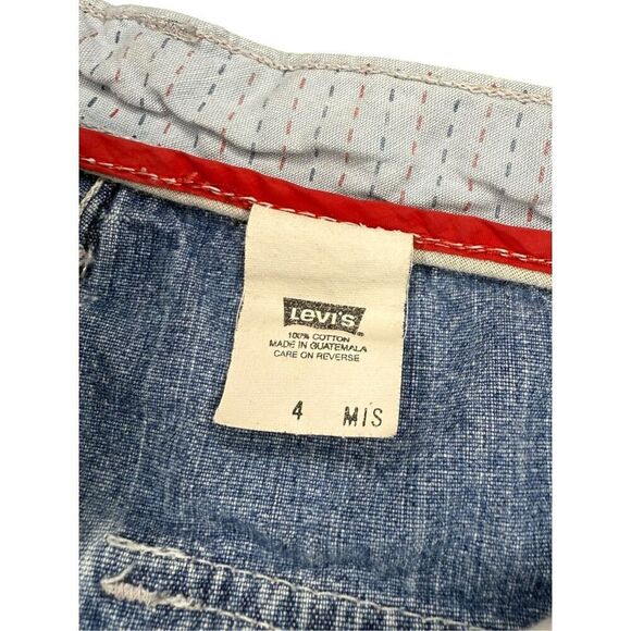 Vintage 2002 Levi’s Women’s 6 Denim Jean Shorts Mid Rise Y2K - Picture 3 of 6